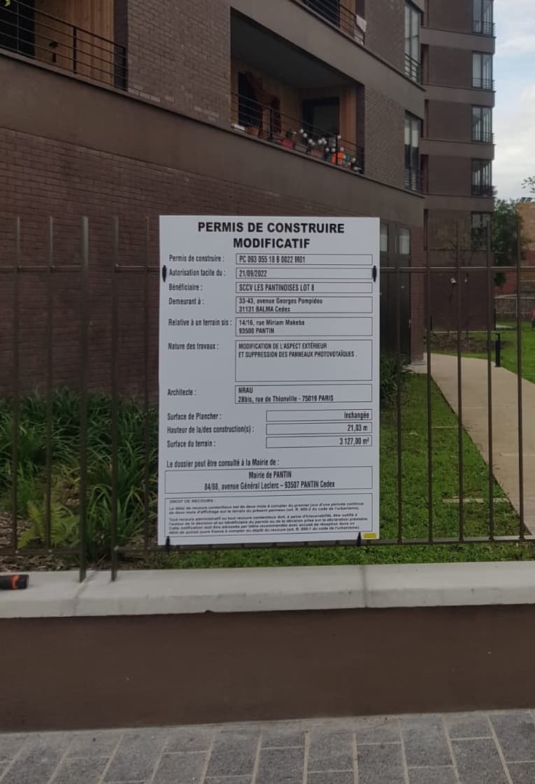 Exemple panneau permis